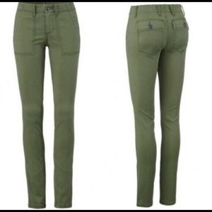CAbi The Quest Corduroy Olive Pants
